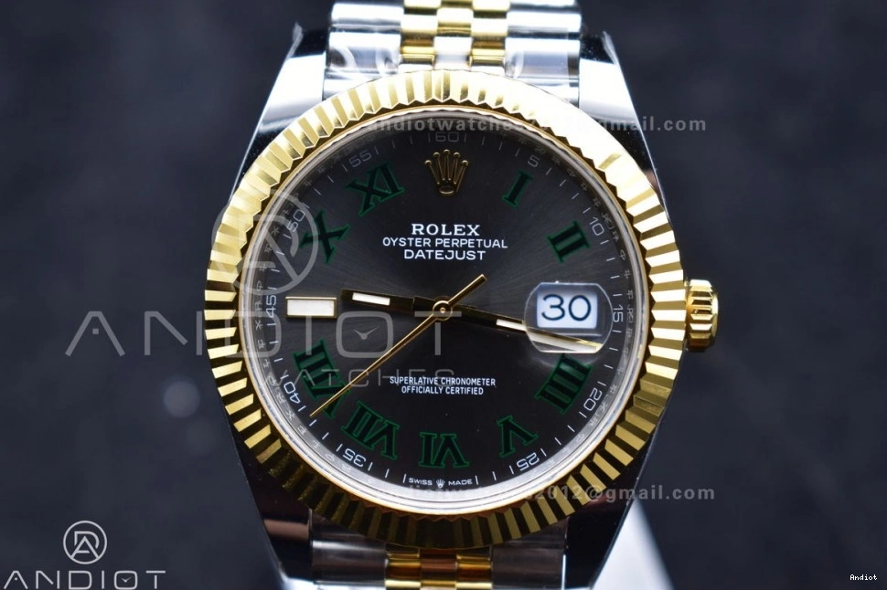 on FashionForward Dial 126333 Roman Weight) Jubilee 904L 620 (Gain SH3235 YG YG Edition DateJust Best 41 Bracelet 1:1 Steel ARF SS Gray Green SS 0708